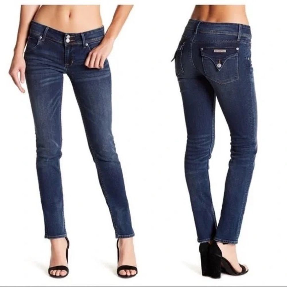 Hudson Jeans Collin Flap Mid Rise Skinny Jeans Sz 27